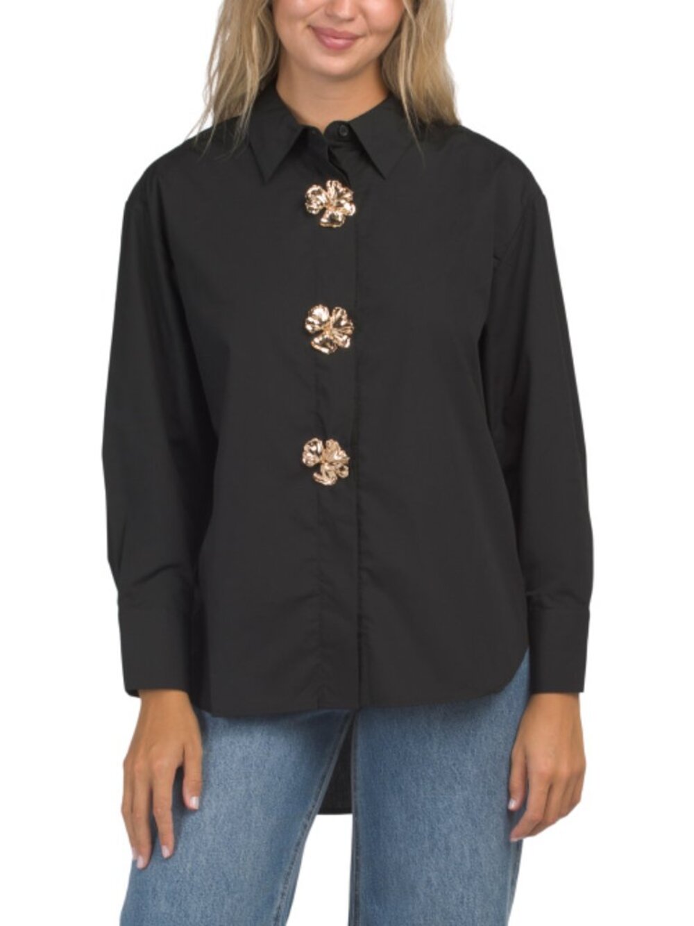 KAKTUS Cotton Blend Blouse